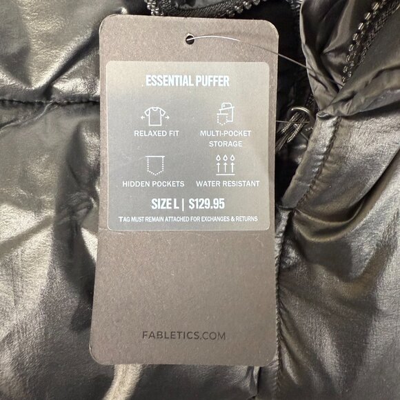 Women's Fabletics Essential Puffer L - Picture 4 of 4